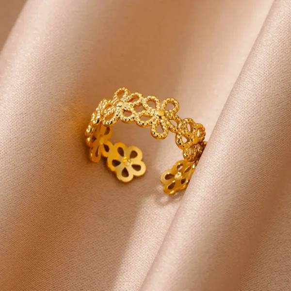 Bague Dentelle Florale