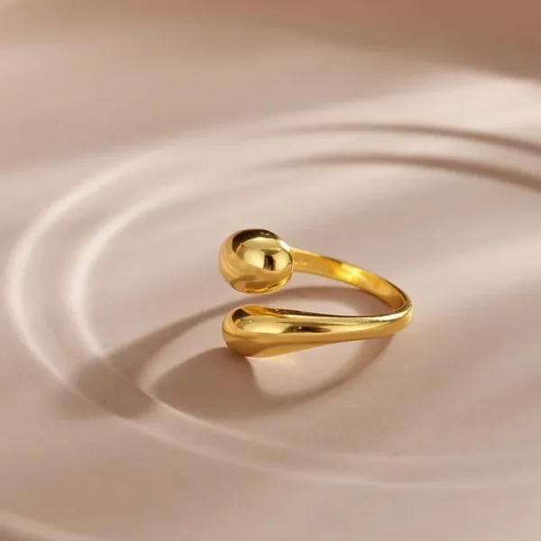 Bague Ouverte Dorée
